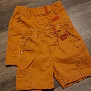 Orange 18 mo shorts